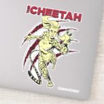 WW84 The Cheetah Retro Comic Art Sticker