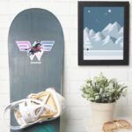 WW84 Wonder Woman Flying Lo Fi Pastel Graphic Sticker