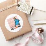 Walk This Way Classic Round Sticker