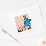 Walk This Way Square Sticker
