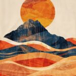 Warm Mountain Poster