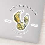 Watercolor Golden Snitch Sticker