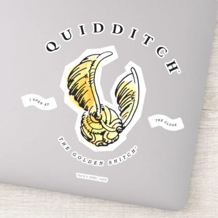 Watercolor Golden Snitch Sticker
