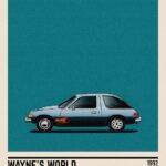 Waynes World Car Poster