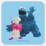 We Are Foodies Classic Pose Square Sticker