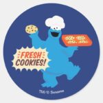 We Are Foodies Fresh Cookies Classic Round Sticker
