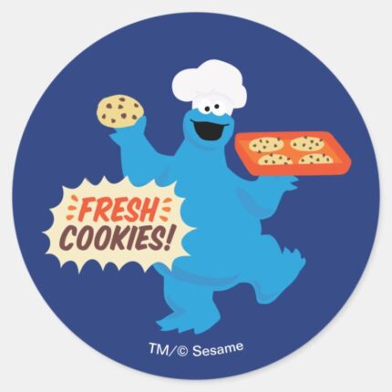 We Are Foodies Fresh Cookies Classic Round Sticker