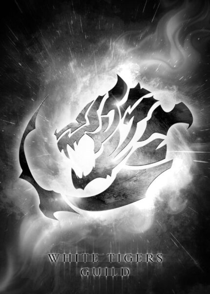 White Tiger Guild Emblem Solo Leveling Poster