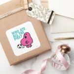 Who Ate All The Pies Square Sticker