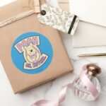 Winnie The Pooh Pooh Oh Bother Classic Round Sticker