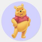 Winnie The Pooh 10 Classic Round Sticker