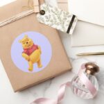 Winnie The Pooh 10 Classic Round Sticker