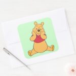 Winnie The Pooh 12 Square Sticker