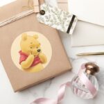 Winnie The Pooh 14 Classic Round Sticker