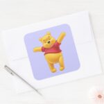 Winnie The Pooh 1 Square Sticker