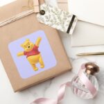 Winnie The Pooh 1 Square Sticker