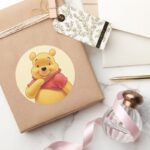 Winnie The Pooh 8 Classic Round Sticker