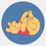 Winnie The Pooh 9 Classic Round Sticker