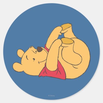 Winnie The Pooh 9 Classic Round Sticker