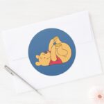 Winnie The Pooh 9 Classic Round Sticker