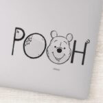 Winnie The Pooh Name Sticker