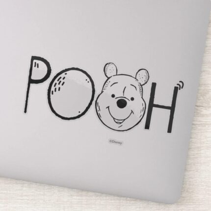 Winnie The Pooh Name Sticker