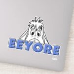 Winnie The Pooh Eeyore Peek A Boo Sticker