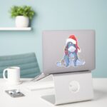 Winnie The Pooh Eeyore Santa Claus Sticker