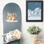 Winnie The Pooh Happy Holidays Gift Giving Sticker