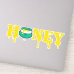 Winnie The Pooh Honey Sticker