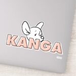 Winnie The Pooh Kanga Peek A Boo Sticker