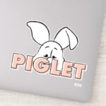 Winnie The Pooh Piglet Peek A Boo Sticker