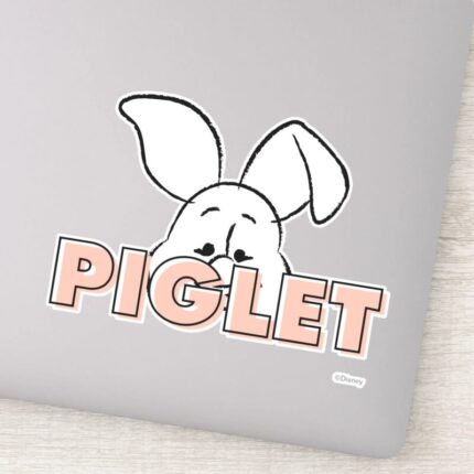 Winnie The Pooh Piglet Peek A Boo Sticker