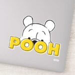Winnie The Pooh Pooh Peek A Boo Sticker
