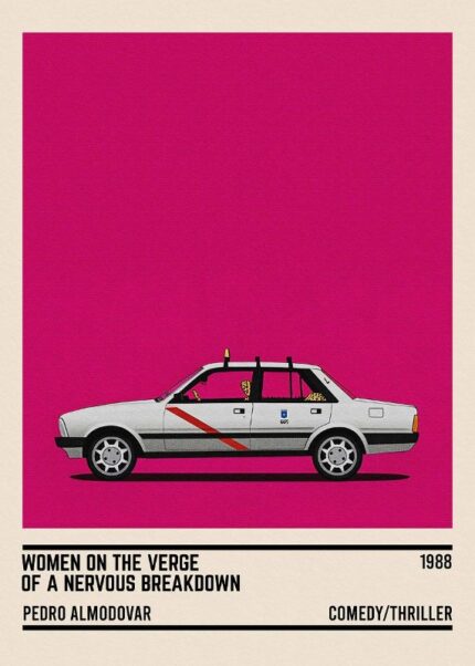 Women On The Verge Car Poster