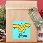 Wonder Mom Classic Square Sticker