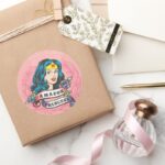 Wonder Woman Amazon Princess Classic Round Sticker