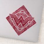 Wonder Woman Amazonian Symbol Sticker
