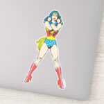 Wonder Woman Arms Crossed Sticker