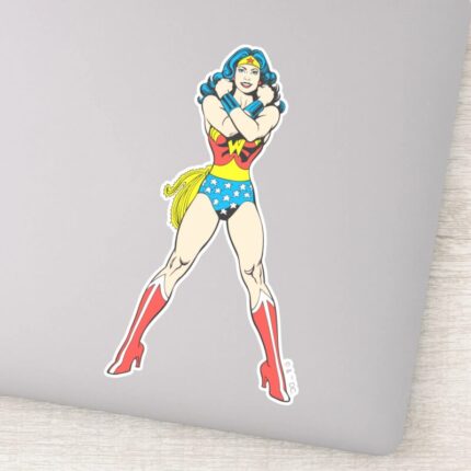 Wonder Woman Arms Crossed Sticker