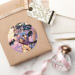 Wonder Woman Comic Cover 1 Classic Round Sticker