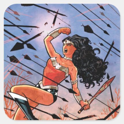 Wonder Woman Cover 1 Square Sticker