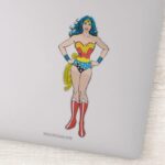 Wonder Woman Hands On Hips Sticker