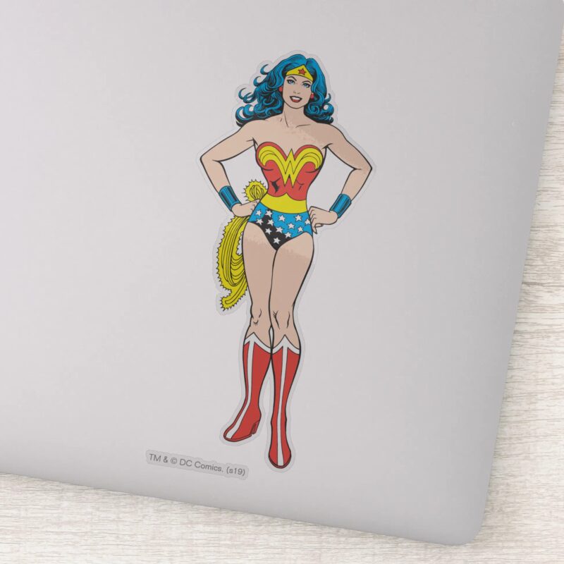 Wonder Woman Hands On Hips Sticker Wonder Woman Hands On Hips Sticker