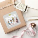 Wonder Woman Legends Forever Graphic Square Sticker