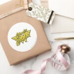 Wonder Woman Logo 1 Classic Round Sticker