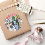 Wonder Woman Married A Monster Classic Round Sticker