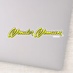 Wonder Woman Name Sticker