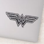 Wonder Woman Paisley Logo Sticker
