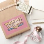 Wonder Woman Pencil Logo Rectangular Sticker